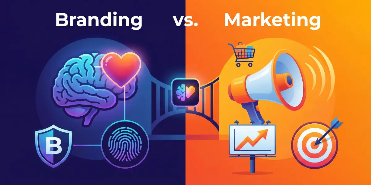 تفاوت مارکتینگ و برندینگ