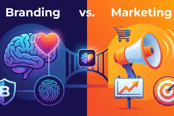 تفاوت مارکتینگ و برندینگ